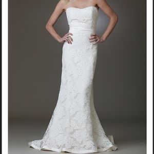 Amy Kuschel Kennedy wedding gown